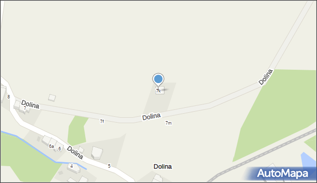 Dolina, Dolina, 7k, mapa Dolina