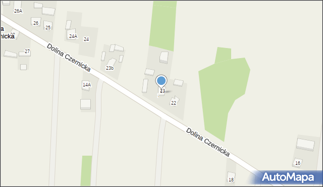 Dolina Czernicka, Dolina Czernicka, 23A, mapa Dolina Czernicka