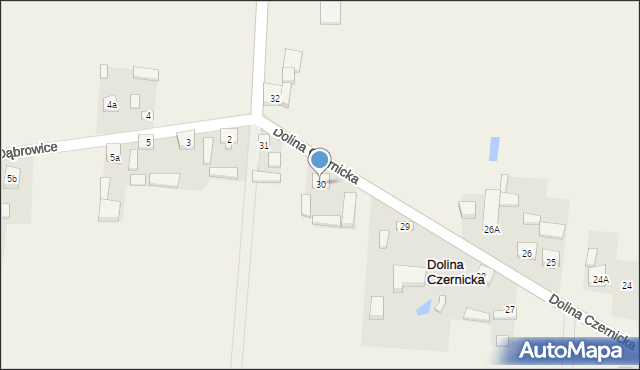 Dolina Czernicka, Dolina Czernicka, 30, mapa Dolina Czernicka