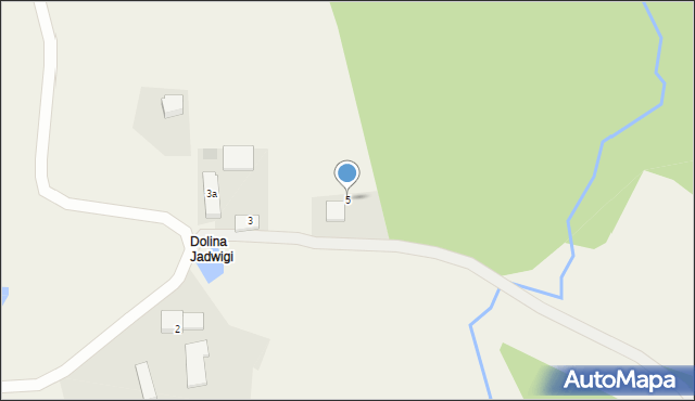 Dolina Jadwigi, Dolina Jadwigi, 5, mapa Dolina Jadwigi