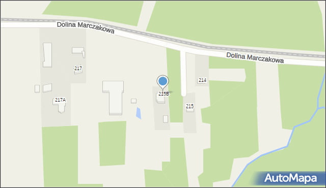 Dolina Marczakowa, Dolina Marczakowa, 215B, mapa Dolina Marczakowa