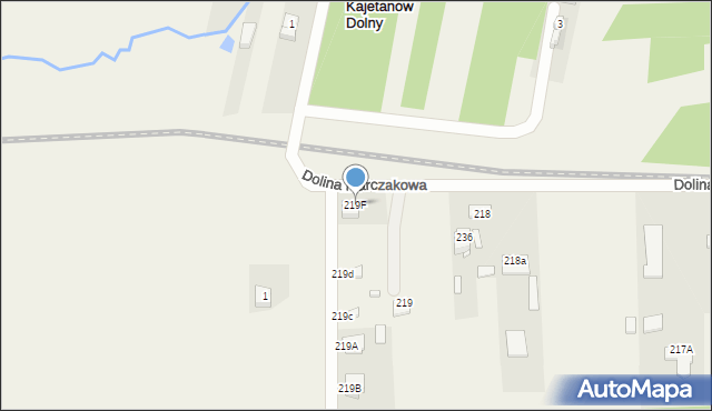 Dolina Marczakowa, Dolina Marczakowa, 219F, mapa Dolina Marczakowa