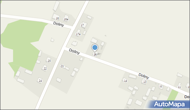 Doliny, Doliny, 15, mapa Doliny