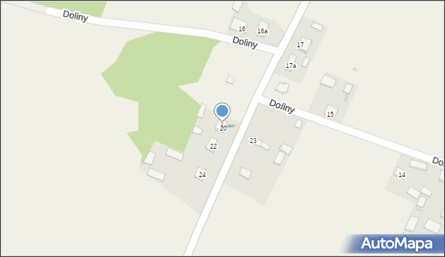 Doliny, Doliny, 20, mapa Doliny