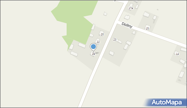 Doliny, Doliny, 24, mapa Doliny