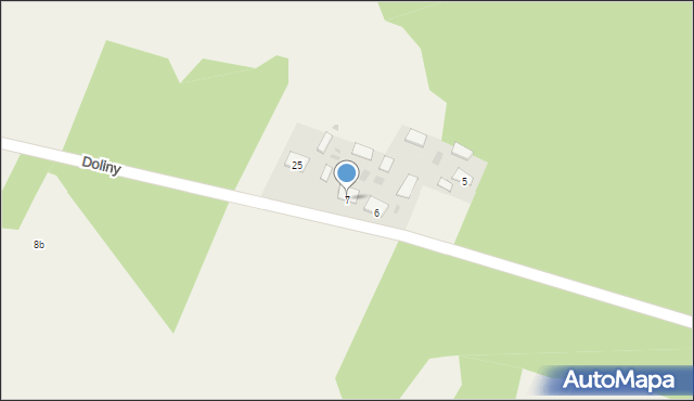 Doliny, Doliny, 7, mapa Doliny