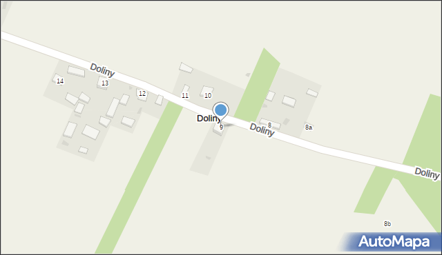 Doliny, Doliny, 9, mapa Doliny