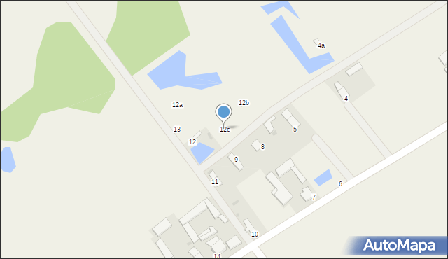 Dolistowo Stare, Dolistowo Stare, 12c, mapa Dolistowo Stare