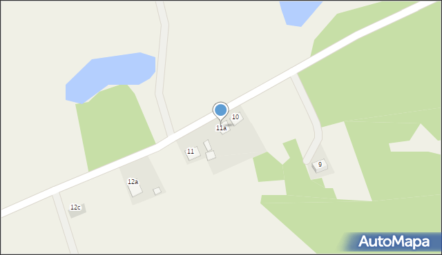 Dolne Wymiary, Dolne Wymiary, 11a, mapa Dolne Wymiary