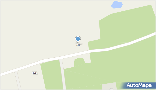 Dolne Wymiary, Dolne Wymiary, 13c, mapa Dolne Wymiary