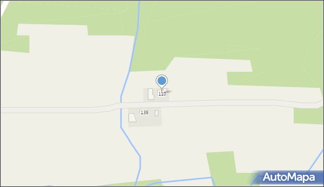 Doły, Doły, 110, mapa Doły