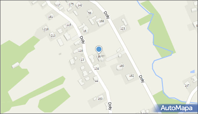Doły, Doły, 35, mapa Doły
