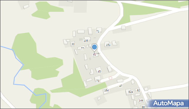 Doły, Doły, 41, mapa Doły