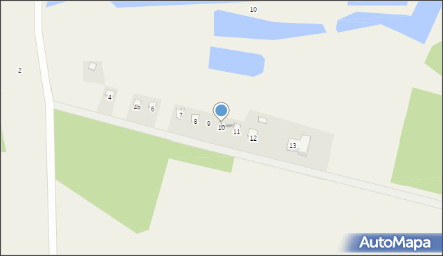 Doły, Doły, 10, mapa Doły