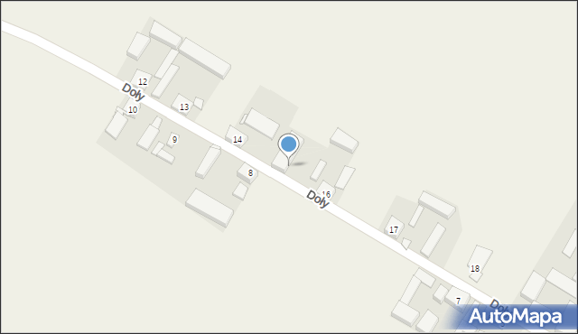 Doły, Doły, 15, mapa Doły