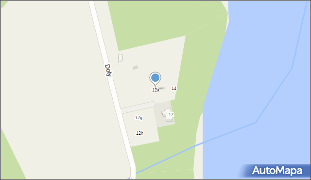 Doły, Doły, 12a, mapa Doły