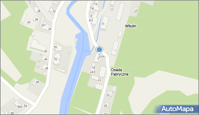 Doły Biskupie, Doły Biskupie, 17/2, mapa Doły Biskupie