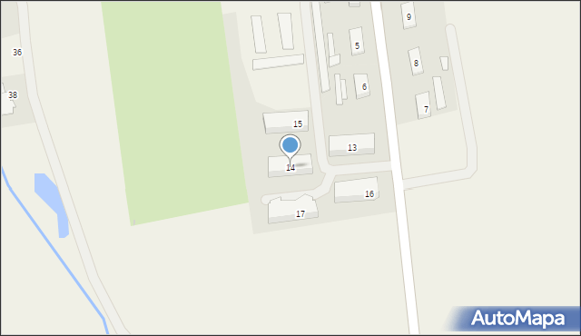 Domachowo, Domachowo, 14, mapa Domachowo