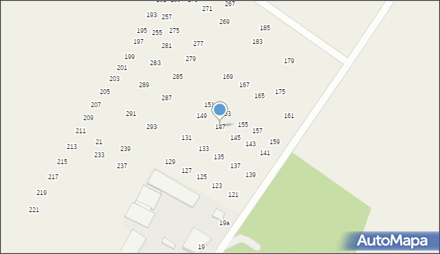 Domachowo, Domachowo, 147, mapa Domachowo