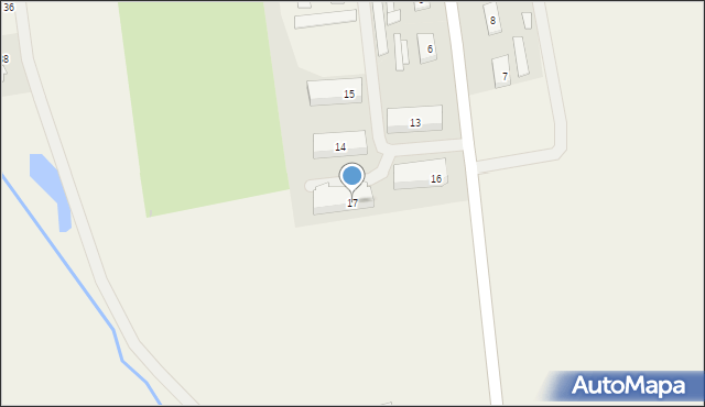 Domachowo, Domachowo, 17, mapa Domachowo