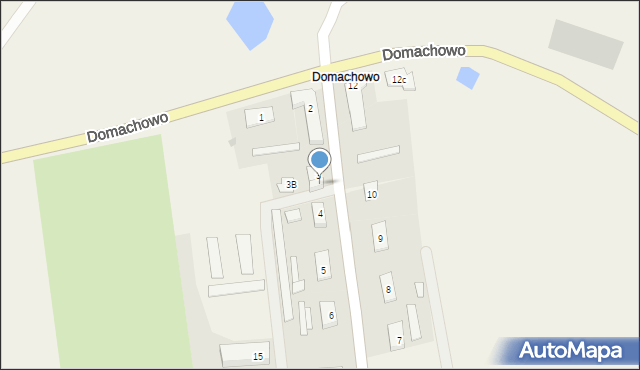 Domachowo, Domachowo, 3A, mapa Domachowo