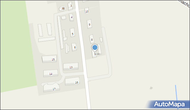 Domachowo, Domachowo, 7, mapa Domachowo