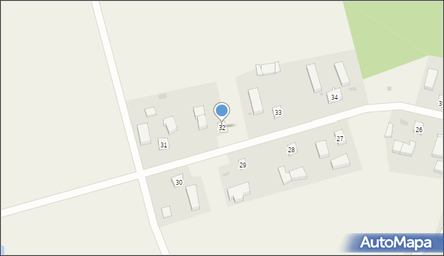 Domacyno, Domacyno, 32, mapa Domacyno