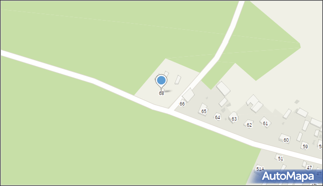 Domanice, Domanice, 68, mapa Domanice