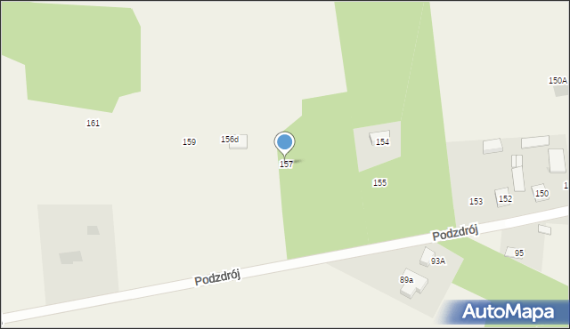 Domanice-Kolonia, Domanice-Kolonia, 157, mapa Domanice-Kolonia