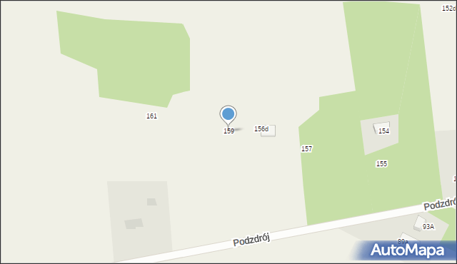 Domanice-Kolonia, Domanice-Kolonia, 159, mapa Domanice-Kolonia