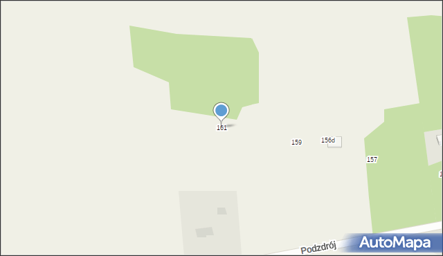 Domanice-Kolonia, Domanice-Kolonia, 161, mapa Domanice-Kolonia