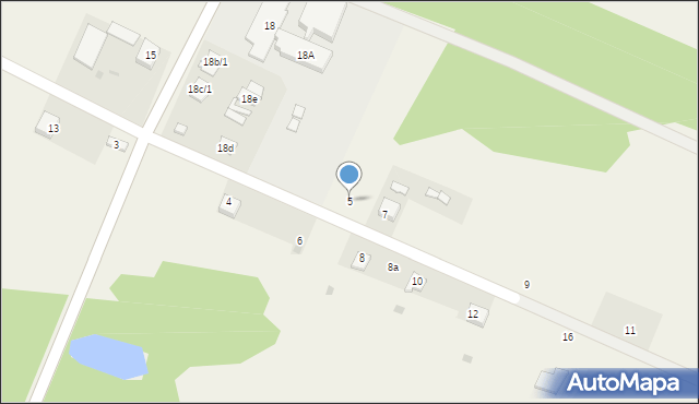 Domanice-Kolonia, Domanice-Kolonia, 5, mapa Domanice-Kolonia