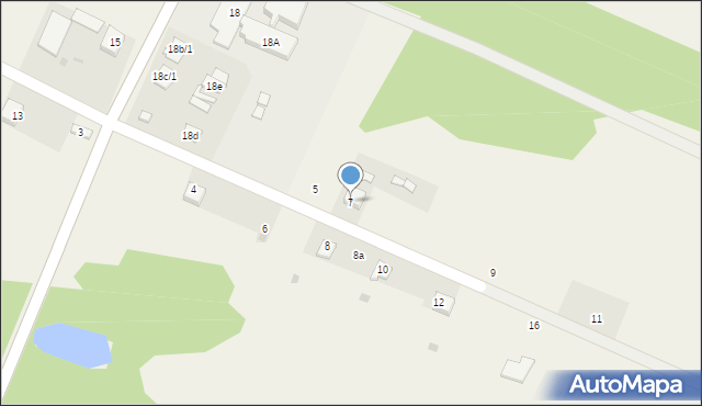 Domanice-Kolonia, Domanice-Kolonia, 7, mapa Domanice-Kolonia