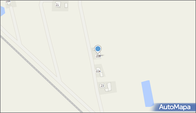 Domaniew, Domaniew, 22B, mapa Domaniew