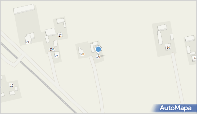 Domaniew, Domaniew, 29, mapa Domaniew