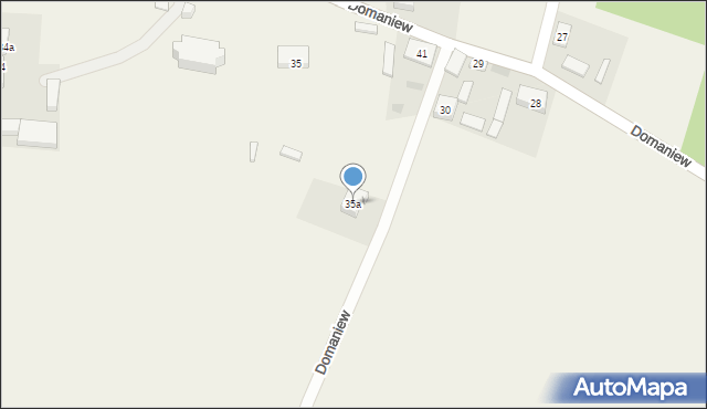 Domaniew, Domaniew, 35a, mapa Domaniew
