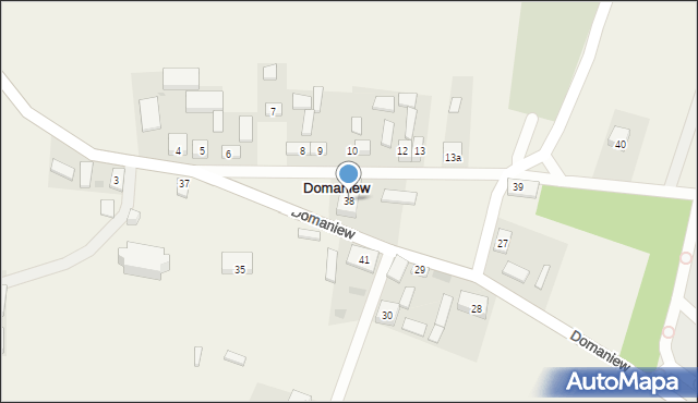 Domaniew, Domaniew, 38, mapa Domaniew