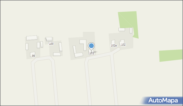 Domaniewice, Domaniewice, 101, mapa Domaniewice