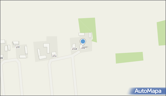 Domaniewice, Domaniewice, 102, mapa Domaniewice