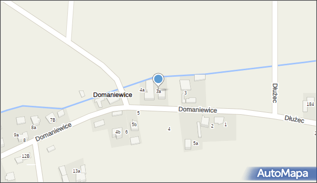 Domaniewice, Domaniewice, 3a, mapa Domaniewice