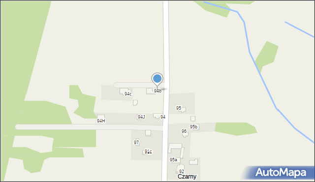 Domaniewice, Domaniewice, 94b, mapa Domaniewice