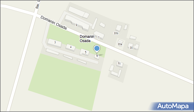 Domanin Osada, Domanin Osada, 6, mapa Domanin Osada