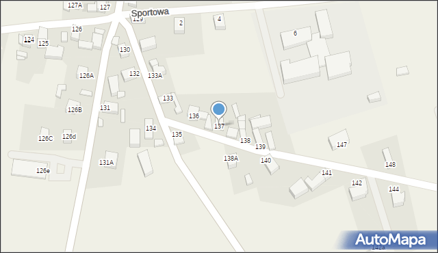 Domaniów, Domaniów, 137, mapa Domaniów