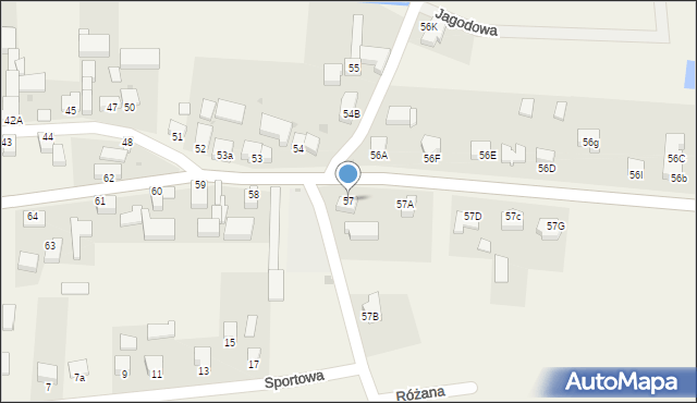 Domaniów, Domaniów, 57, mapa Domaniów