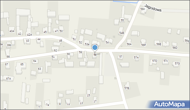 Domaniów, Domaniów, 58, mapa Domaniów
