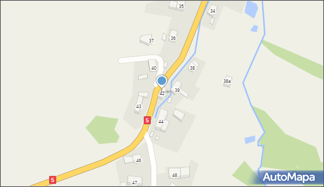 Domanów, Domanów, 42, mapa Domanów