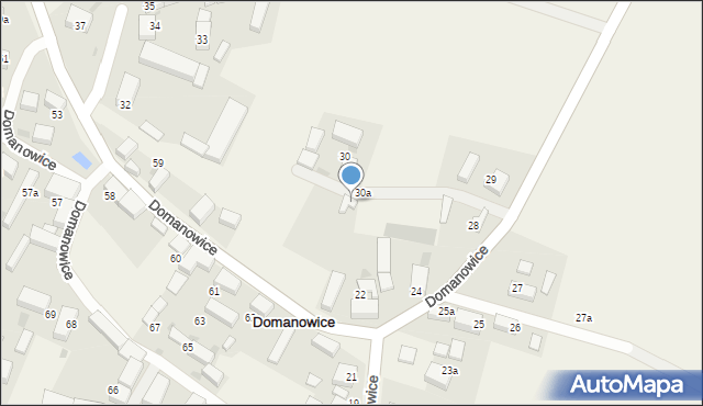 Domanowice, Domanowice, 31, mapa Domanowice