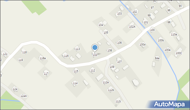 Domaradz, Domaradz, 111, mapa Domaradz