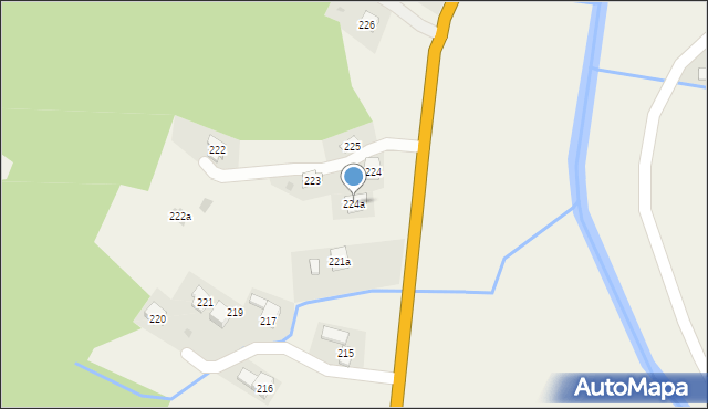 Domaradz, Domaradz, 224a, mapa Domaradz