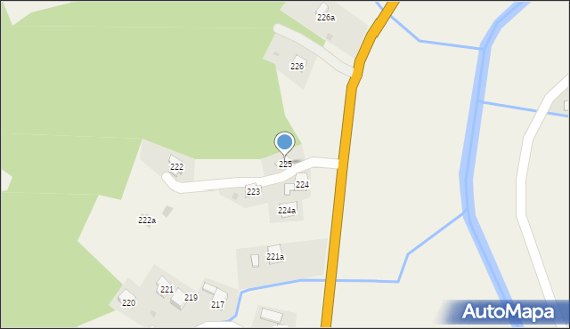 Domaradz, Domaradz, 225, mapa Domaradz